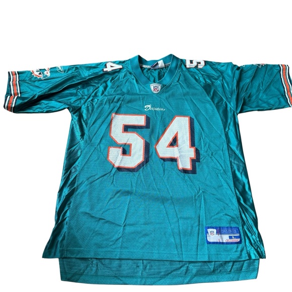 NFL Other - NFL Equipment Reebok Miami Dolphins Jersey Sz L Mesh 54 Thomas